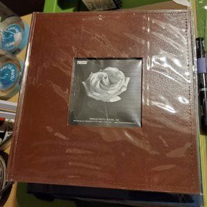 Pioneer Brown Leather Photo Album, Holds up to 200 4x6 Photos, NWT